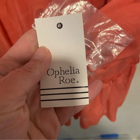 Ophelia Roe Women’s Tunic Blouse Size 2X Boho Flowy Peasant Tiered - Picture 7 of 12